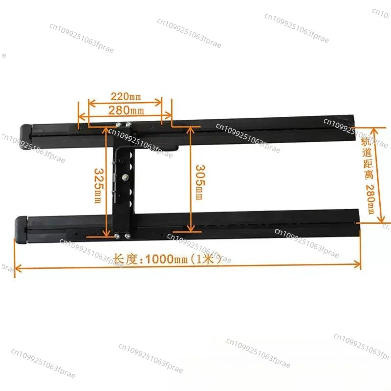 RV Motorhome Commercial Vehicle Aviation Seat Ground Rail Runway Commercial Vehicle Extended Slide