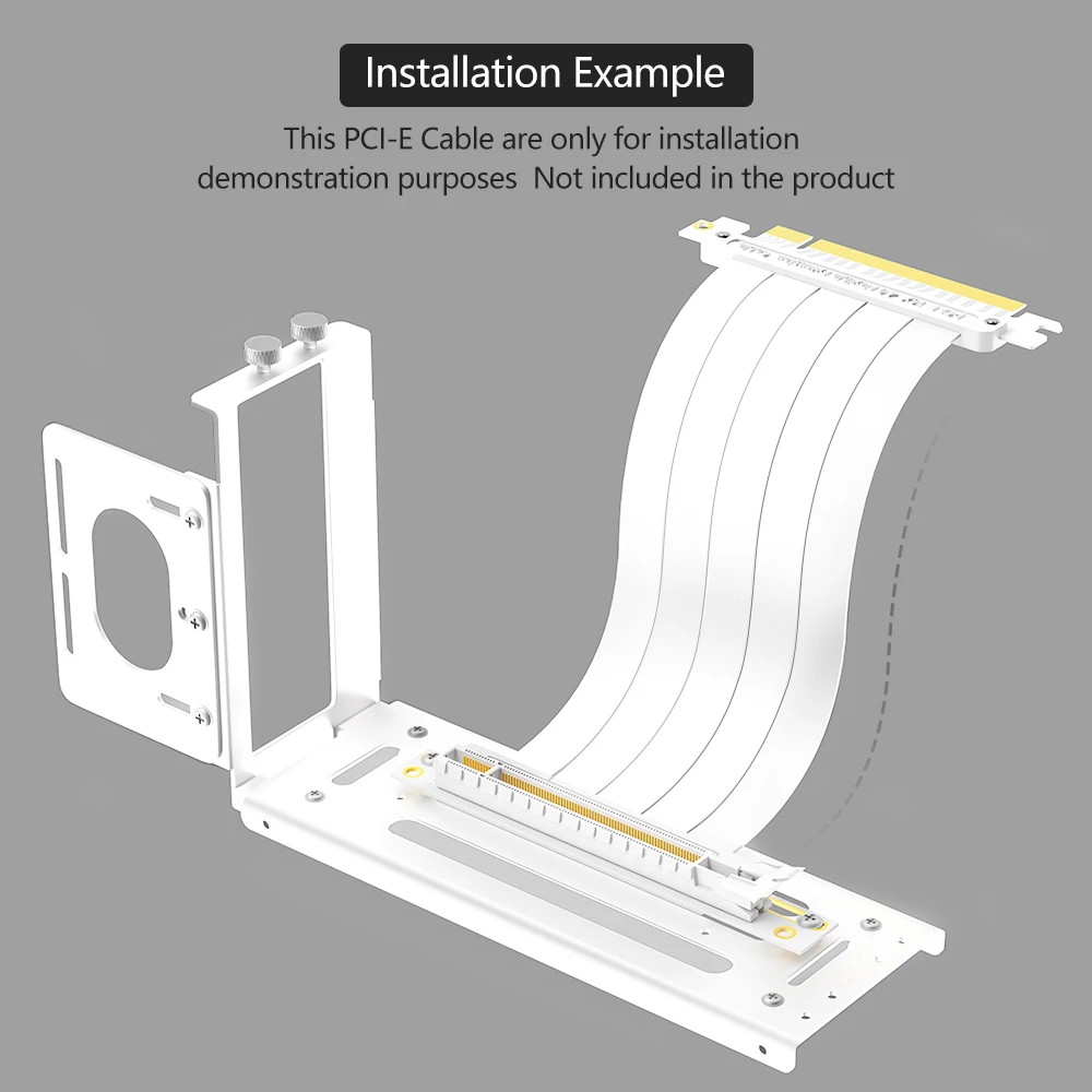 Vertikale GPU-Halterung, 2-Slot-Grafikkarten-Halterung mit Hardware, eGPU-Dock, Externe GPU-Dockingstation