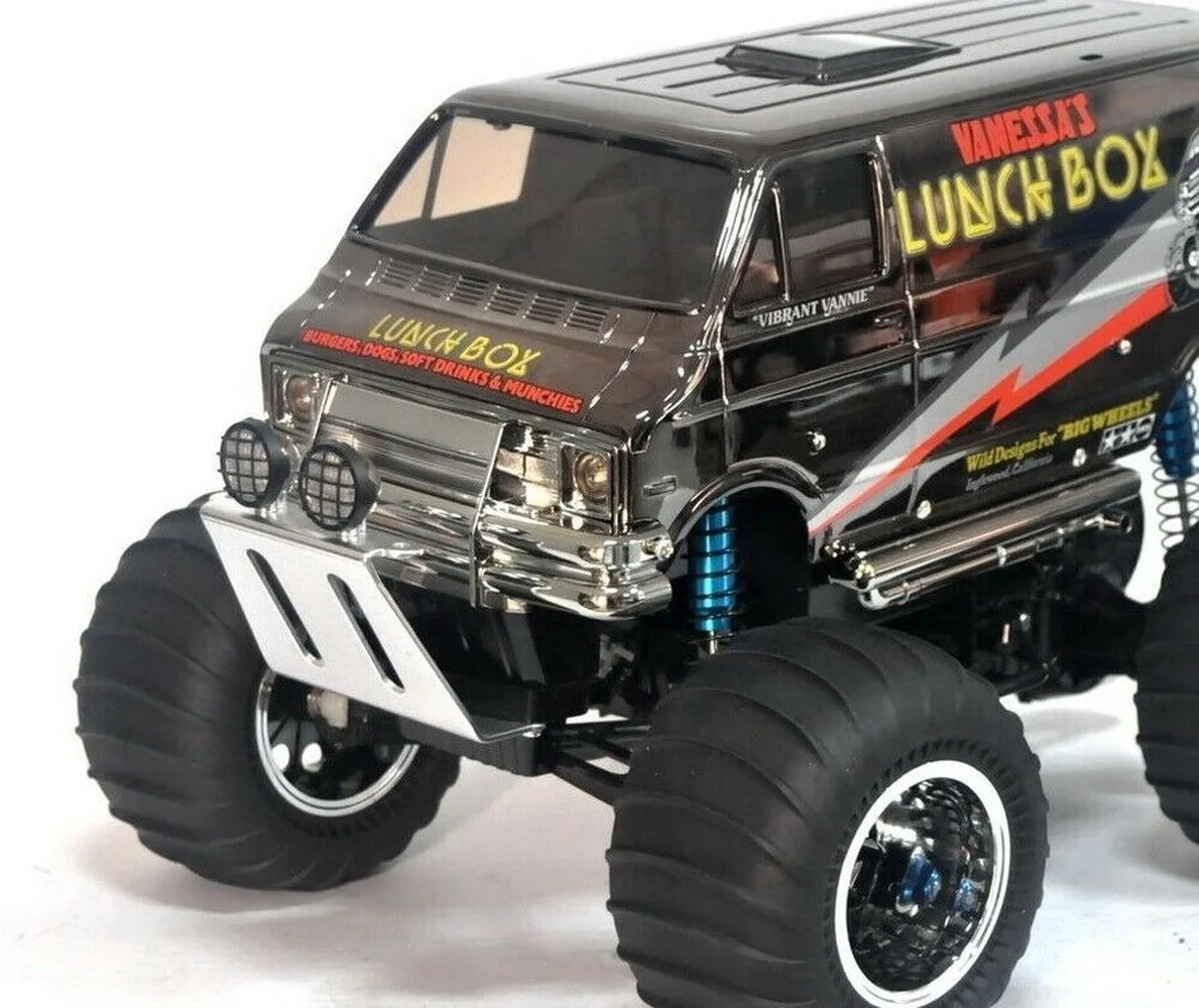 

Алюминиевый бампер со светодиодной подсветкой для шасси Tamiya CW-01 Lunch Box ORV