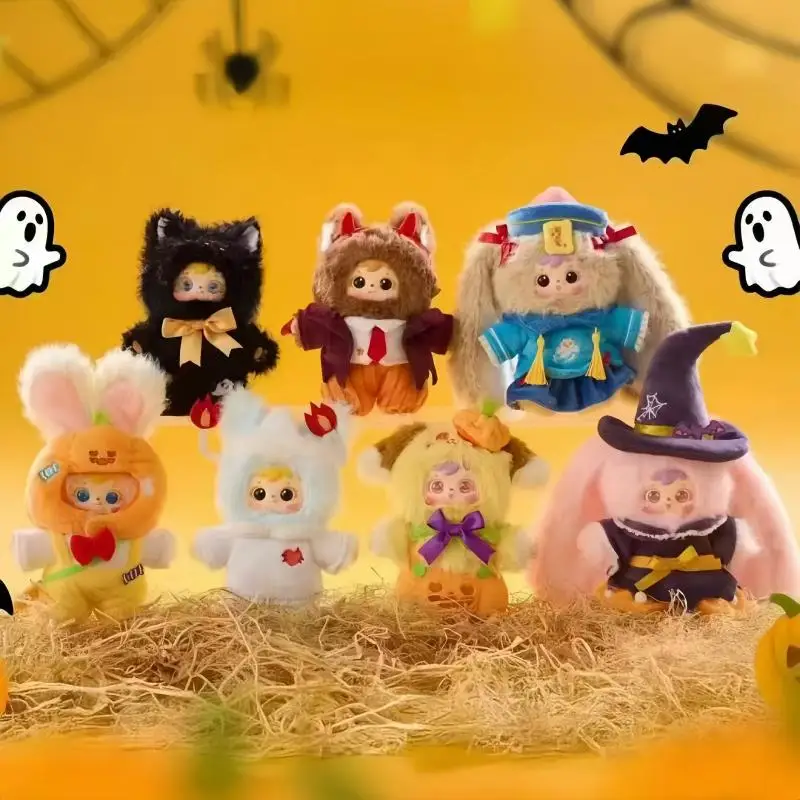 

Лидер продаж, новый продукт, Сэмюэл, три маленьких волос, Хэллоуин, карнавал, ночь, слепая коробка, подвеска, модная игра, милая кукла, подарок на день рождения