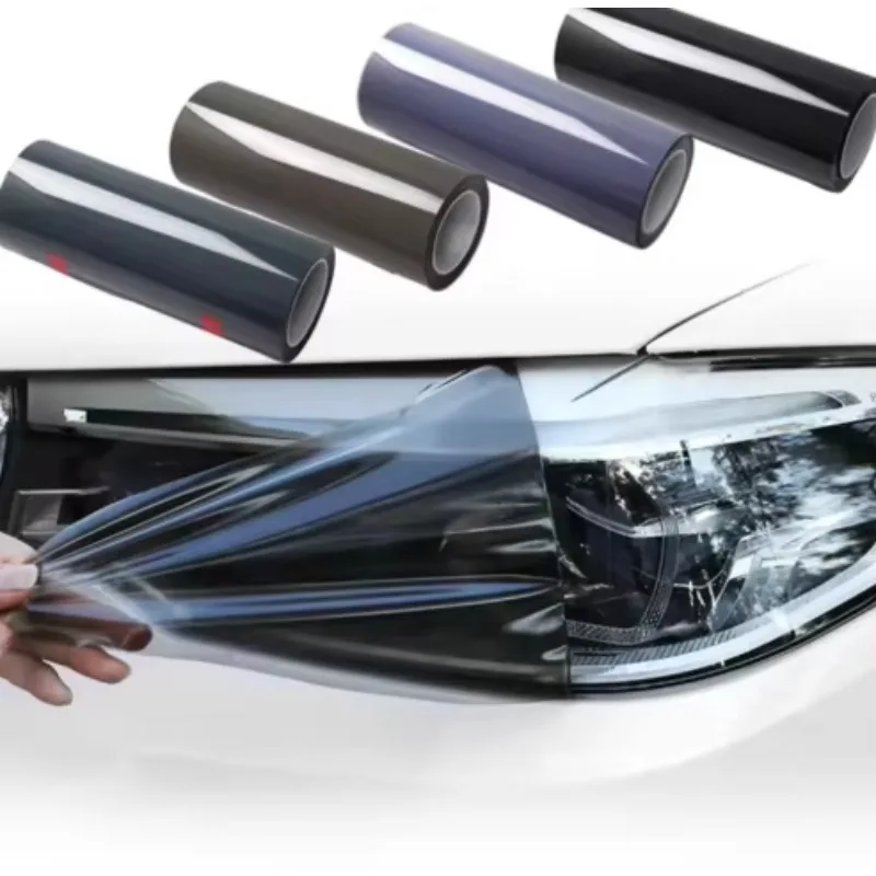 Automotive  Headlight Protective Film 7.5mil Clear Car Lights Anti Scratch UV Proof Self Healing  HCX