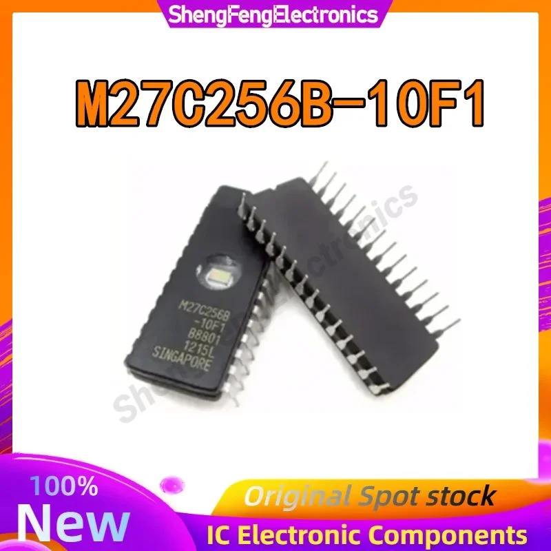 5PCS M27C256B-10F1 Memory 27C256 EPROM 256KBIT PARALLEL 28CDIP New Original Integrated Circuits