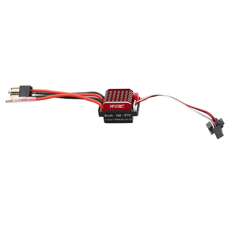 

60A ESC RC Car ESC Матовый электрический регулятор скорости 6V/2A BEC Замена для 1/10 RC автомобиля
