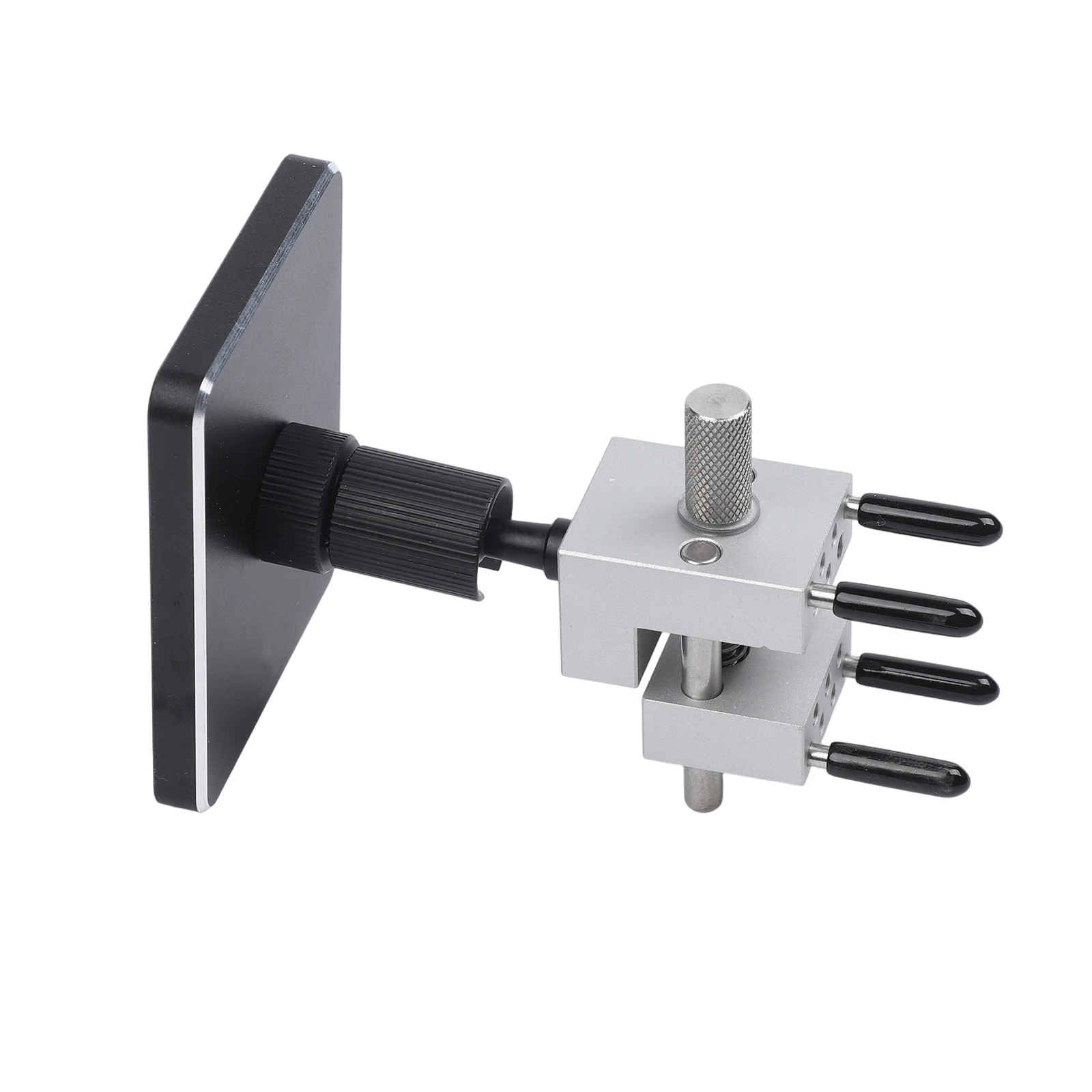 1set Compact Table Vise CNC Aluminum 360 Degree Rotating Clamp For Hobby Model Building Watch Repair Jewelry Craft Work