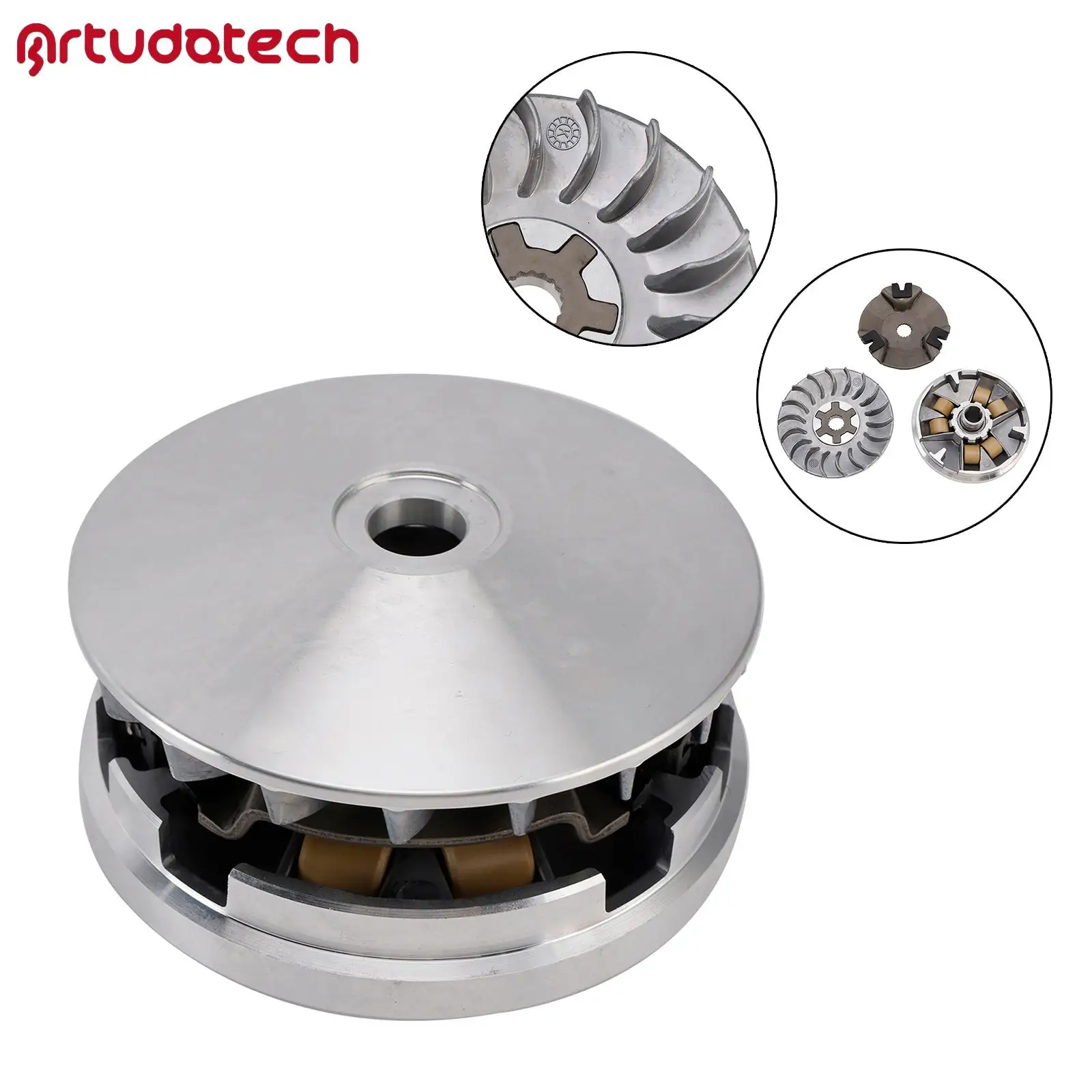 

Artudatech Front Clutch Variator Kit 22102-116-000 for Adly Atv 50 V/Rs Supercross Utility