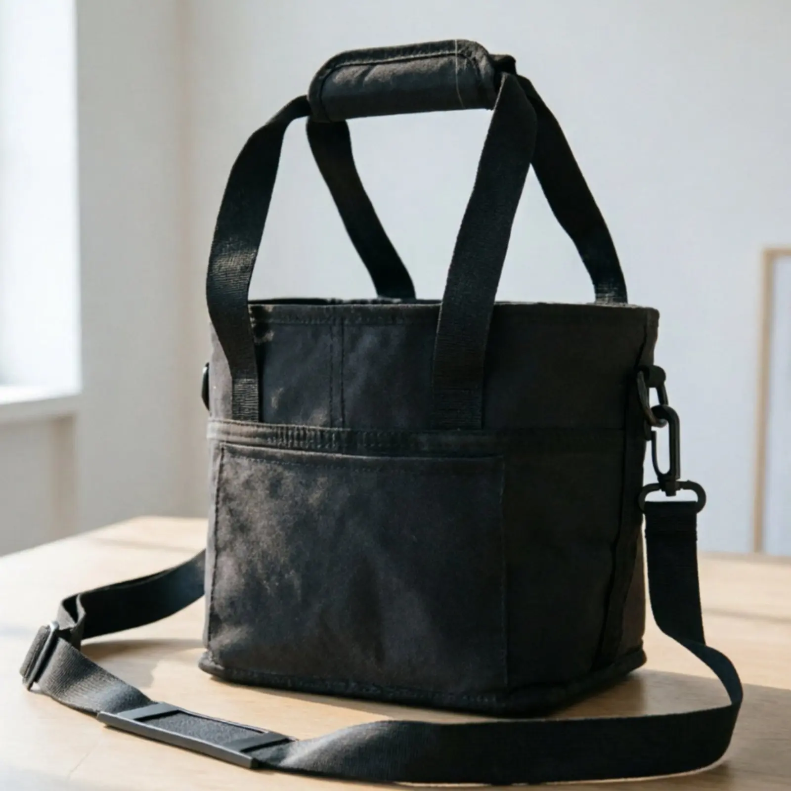 

Water Bottle Carrier Bag Large Capacity Water Bottle Carrier Cup Tote Bag Portable Hands Free for Travel, Family Outing