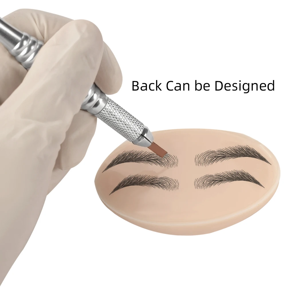 المهنية سيليكون ممارسة الشفاه ثلاثية الأبعاد نسيج واقعي على الوجهين لمحاكاة الوشم وثقب الإدراج السلس