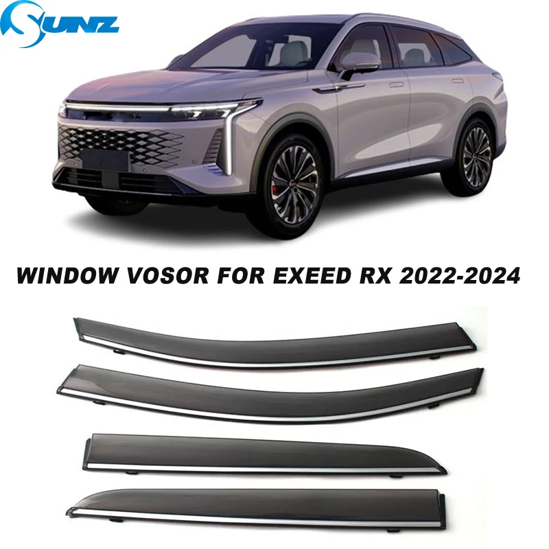 

Weathershield For Exeed RX 2022 2023 2024 Car Side Window Visor Guard Vent Awnings Shelters Rain Guard Door Ventvisor