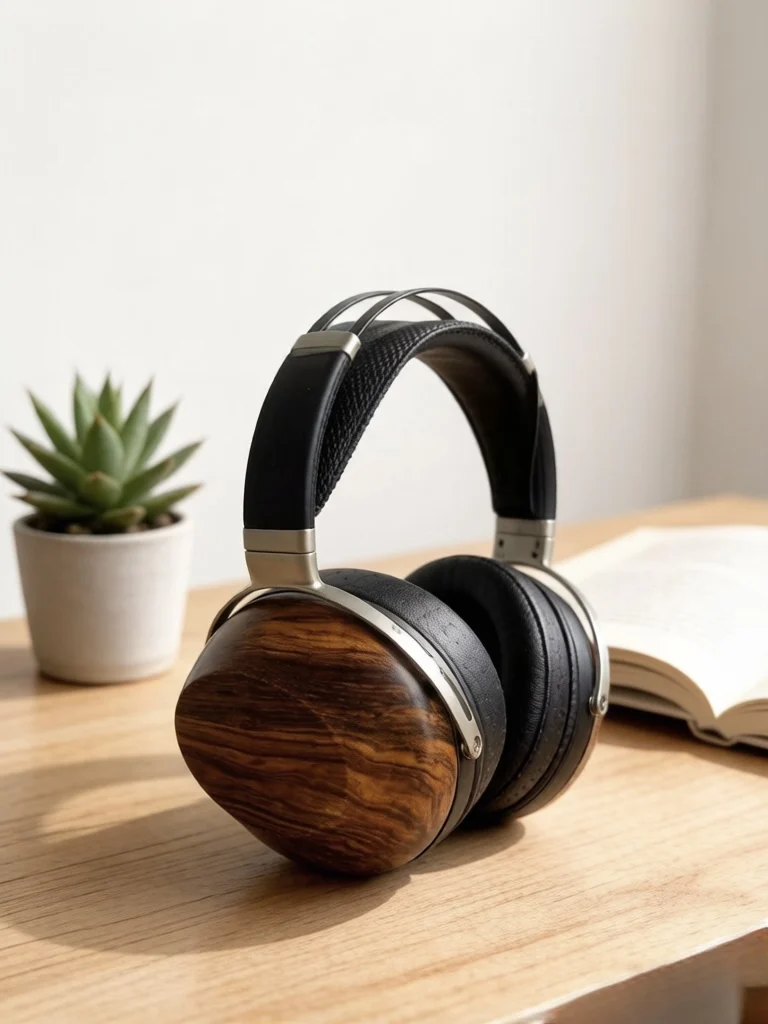 

Internal large cavity structure, high-quality closed-type headphones, made of African ebony material, outer diameter 105 mm