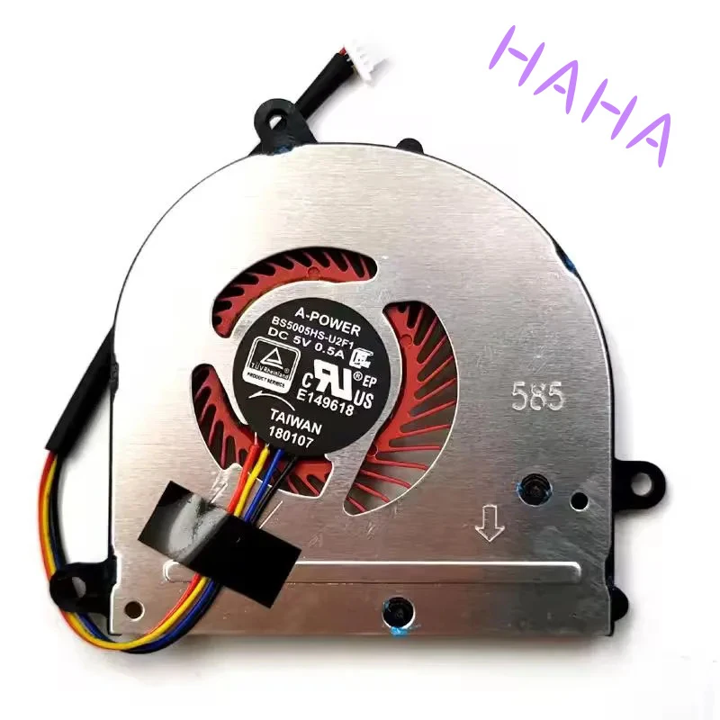 A+ CPU Cooling Fan For MSI PS42 PE42 MS-14B1 14B2 14B3 S1-01 02 03 04 MX150 Modern 8RC 8RA 8MO BS5005HS-U2F1/BS5005HS-U2L1