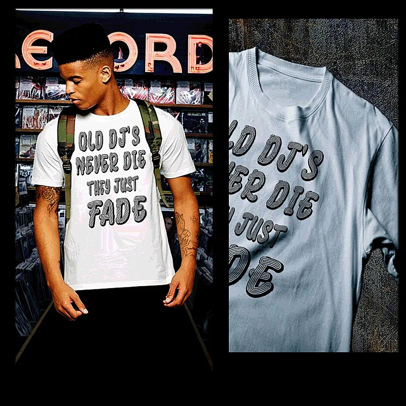 Hip Hop T Shirt Ny Dj 90S Queensbridge Rap Battle Old Dj'S Fade Tee