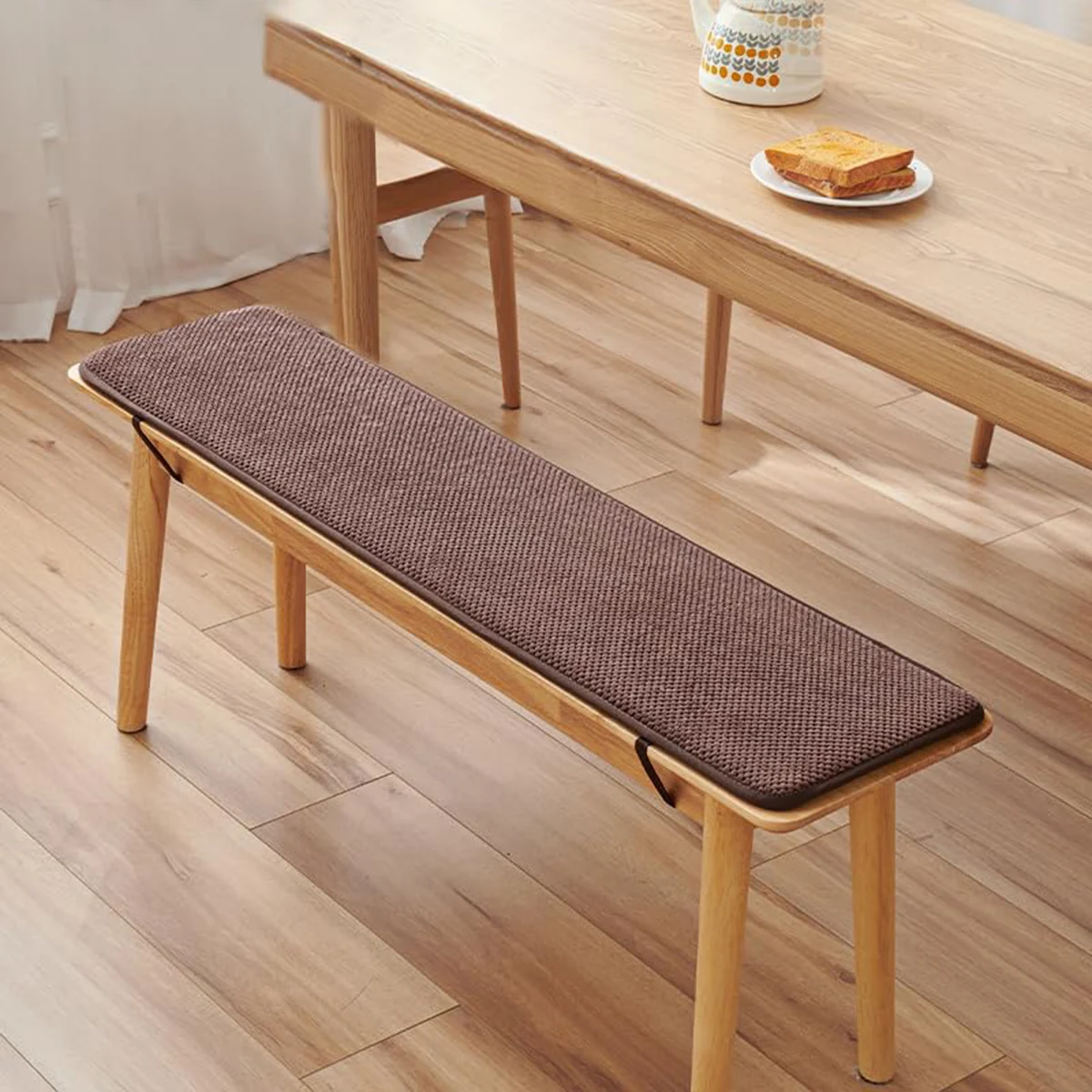 Corduroy Sponge Bench Pad, Canteen Bench Seat Cushion Restaurant Long Bench Cushion Sofa Cushion Home Supplies New Arrivals