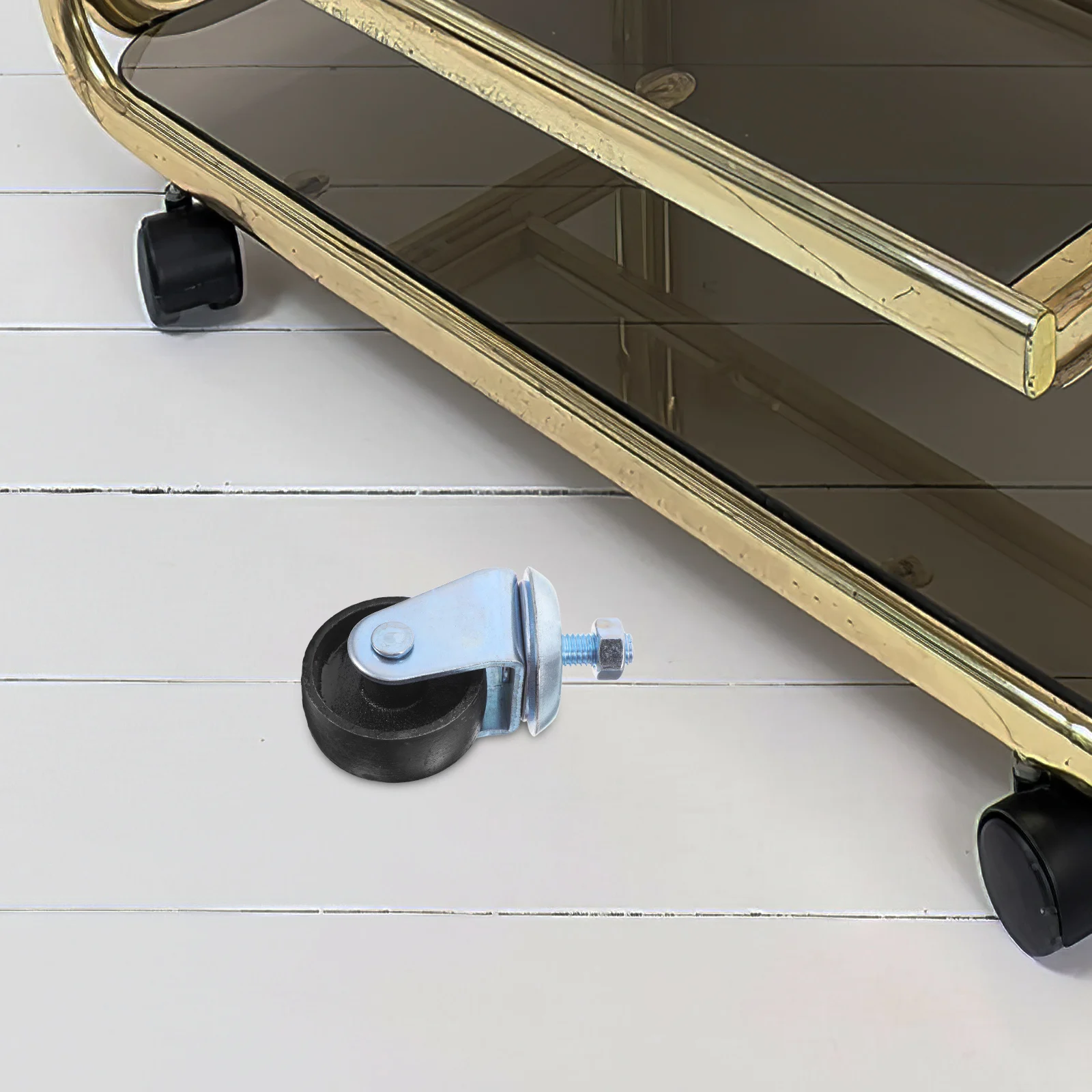

Swivel Heavy Duty Replacement Floor Parts Trailer Transmission Casters Metal Durable Smooth Lifting Trolley Swivel Kit