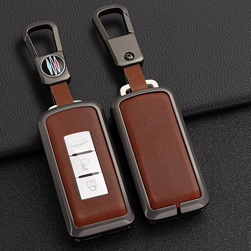 

Car Key Case Cover Shell Fob for Mitsubishi Outlander Lancer Eclipse Mirage Keyless Entry Smart Key Case