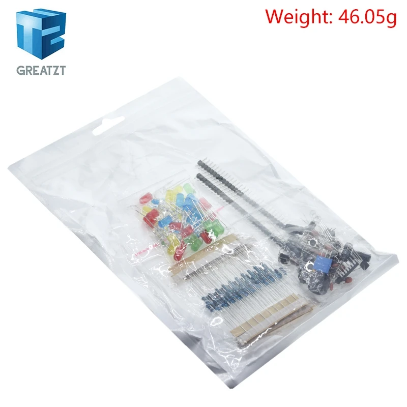 GREATZT 1/2/5PCS New Electronics Components Basic Starter Kit for Arduino UNO MEGA2560 Raspberry Pi