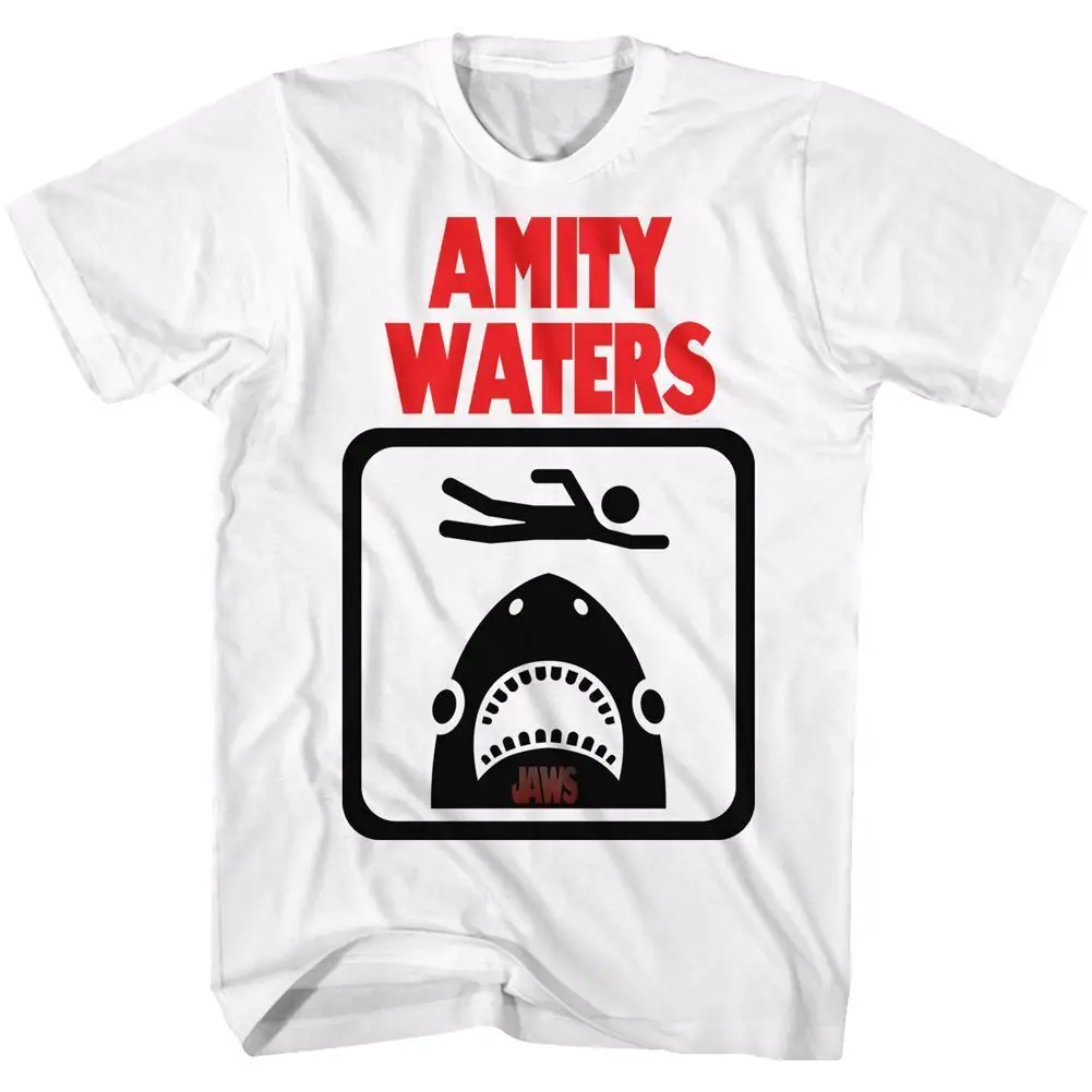 Jaws Amity Waters Movie T Shirt