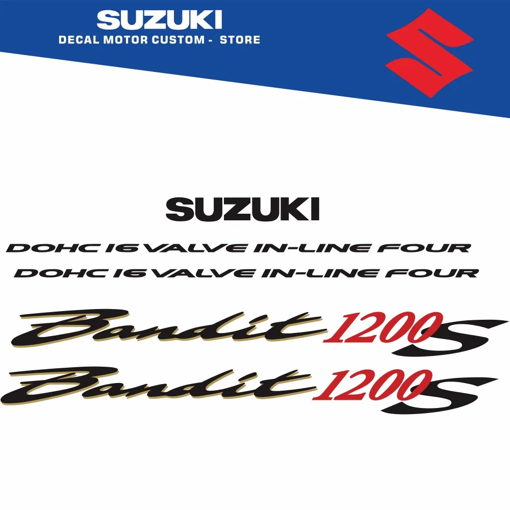 

Body decoration protection sticker motorcycle reflective decal for SUZUKI GSF-1200-S BANDIT 1200S 2003-