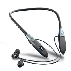 EARDECO Bluetooth Headphone 5.3 Neckband Earphones Wireless Headphones Sport Earbuds Blutooth Headset with Mic 60 Hours Playback