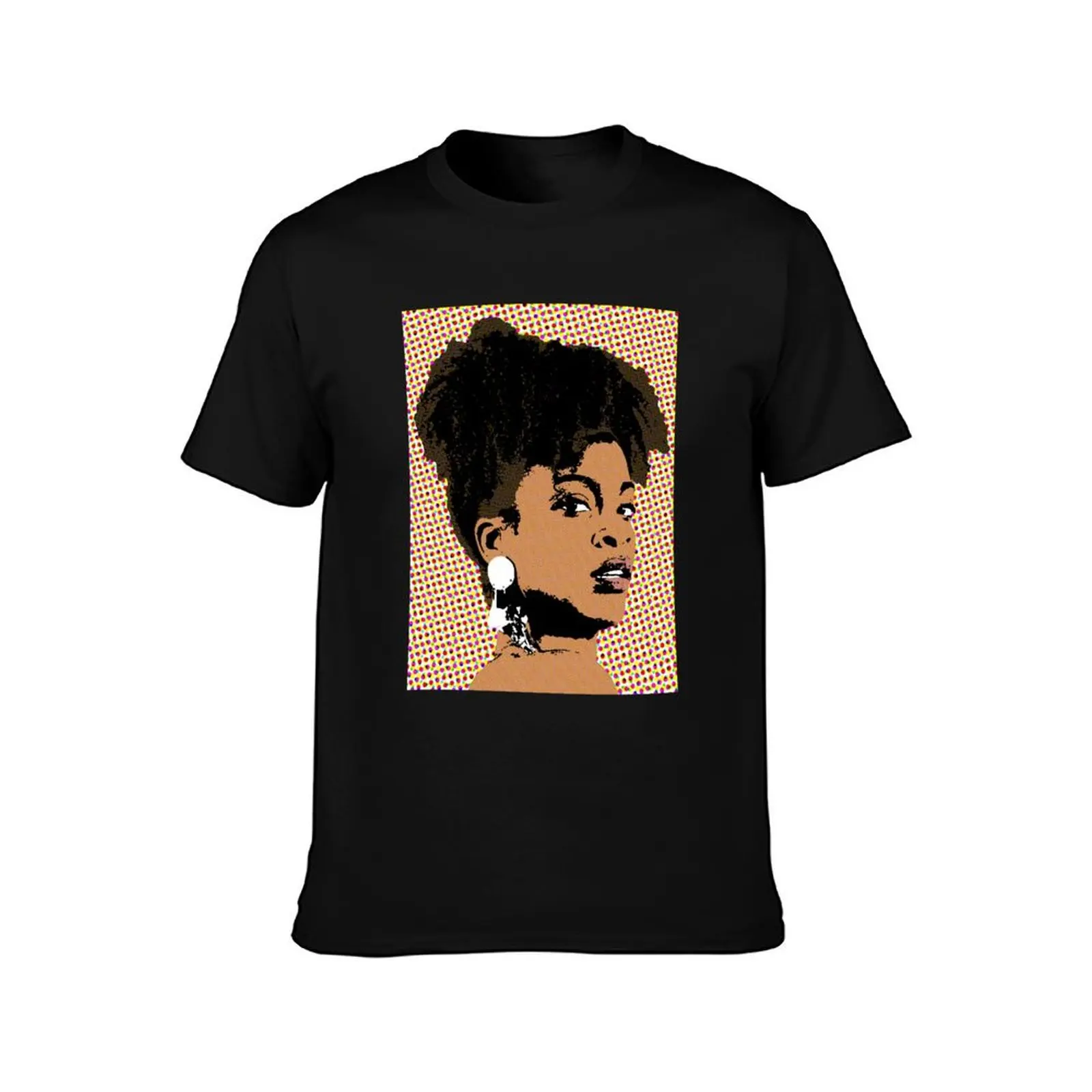 Ari Lennox pop art T-Shirt, Summer Casual Cotton Tee, Oversized Streetwear Tops, Vintage Graphic Print, Loose Fit Short Sleeve