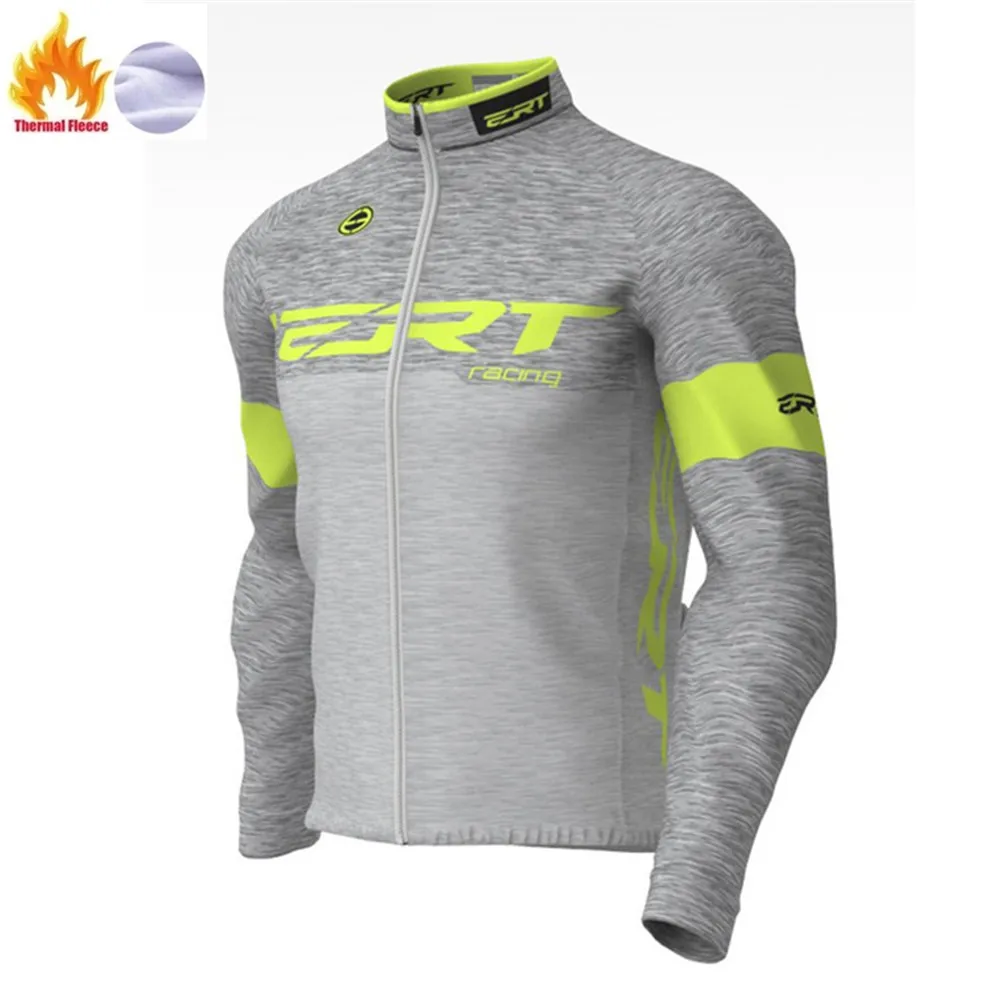 

Winter Jacket Thermal Fleece Men Team Cycling Jacket Long Sleeve Jersey Suit Mtb Road Bike Clothes Ciclismo Hombres