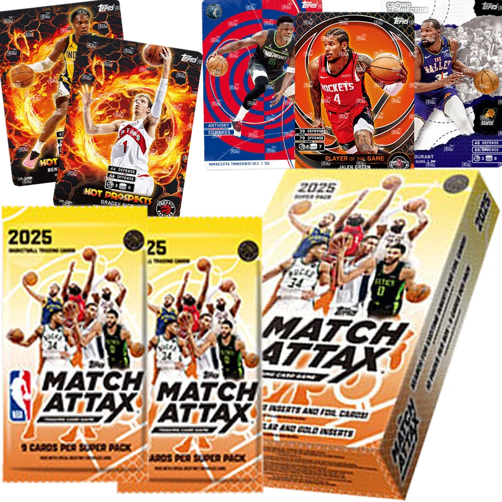 

Original Kayou NBA Collection Cards for Fans Star Player MATCH ATTAX Basketball Battle Cards Superpower Pack Toys Birthday Gifts