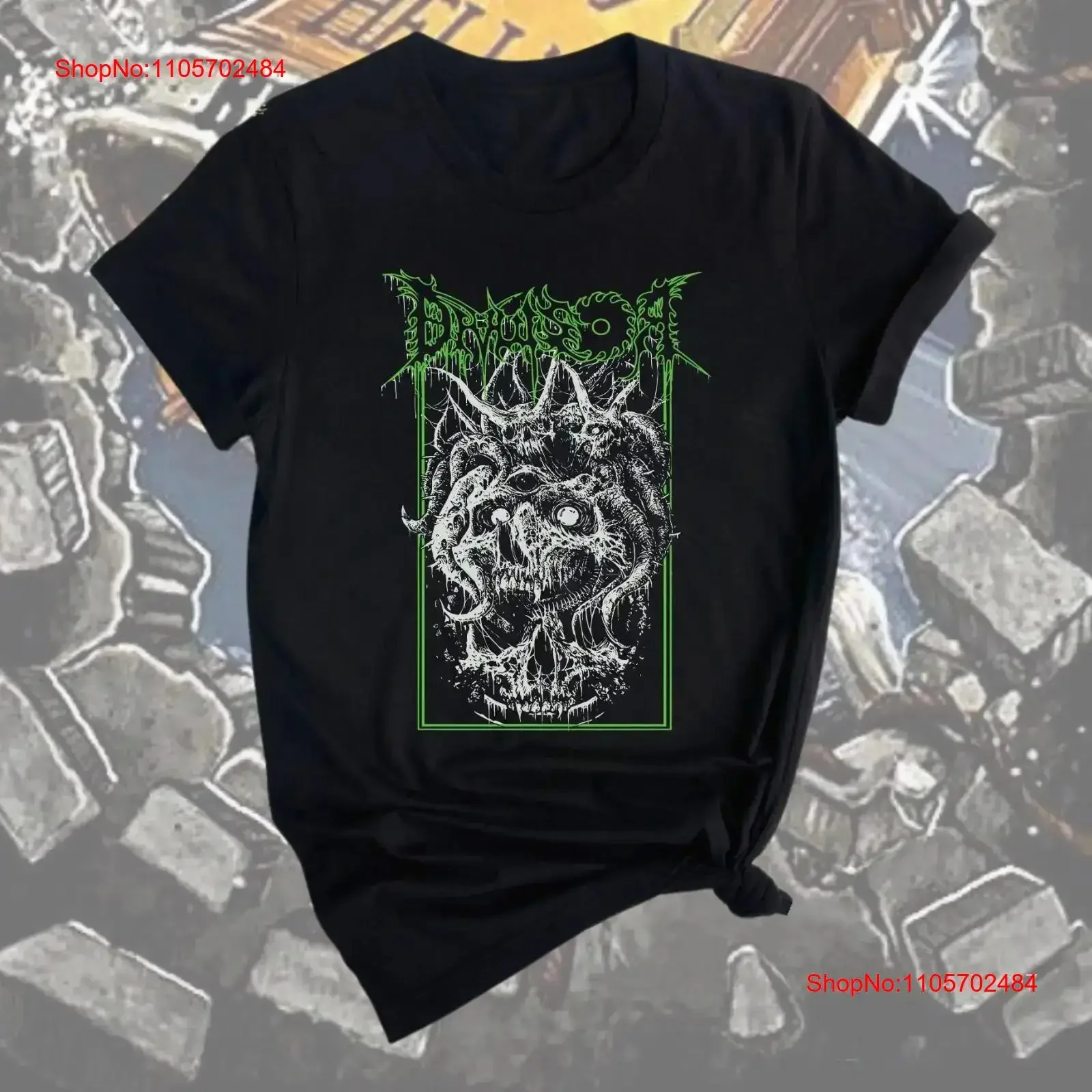 Divulsor Brutal Death Metal Band Heavy Cotton T Shirt vintage Washed Versatile Comfortable Stretched designer clothes Unisex