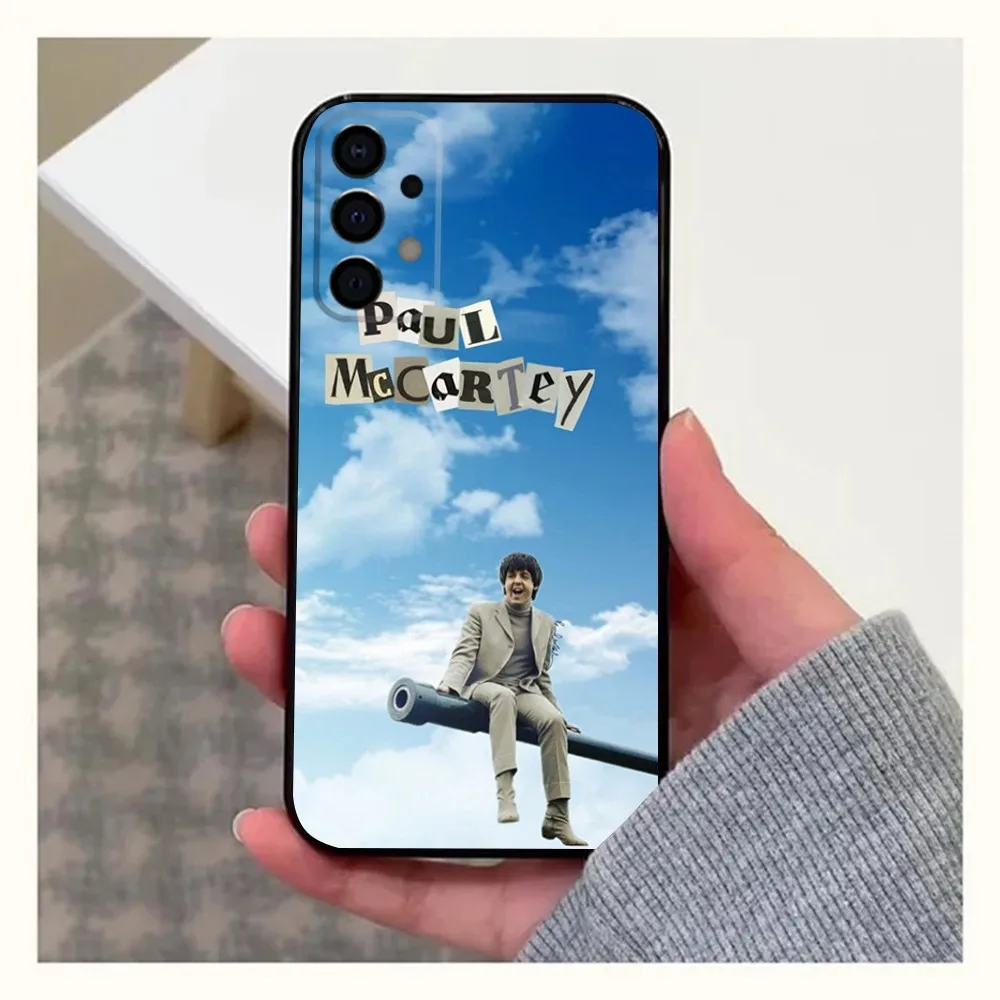 Singer P-Paul M-McCartney Phone Case For Samsung Galaxy A13,A21s,A22,A31,A32,A52,A53,A71,A80,A91 Soft Black Cover