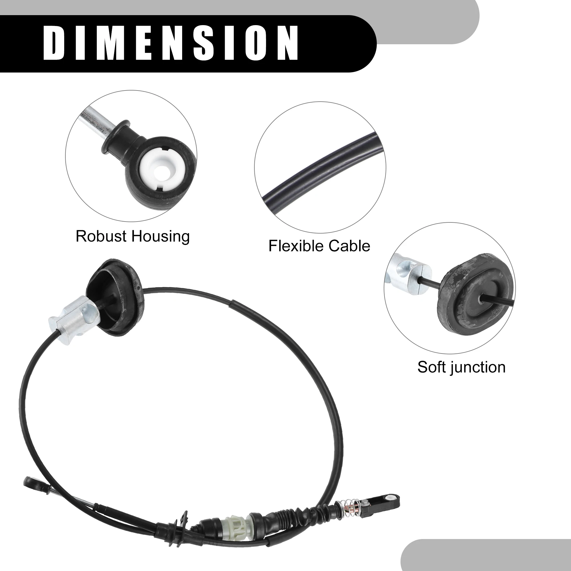 X Autohaux Gear Shift Control Cable NO.5273214AF for Chrysler 200 2011-2014 for Chrysler Sebring 2007-2010