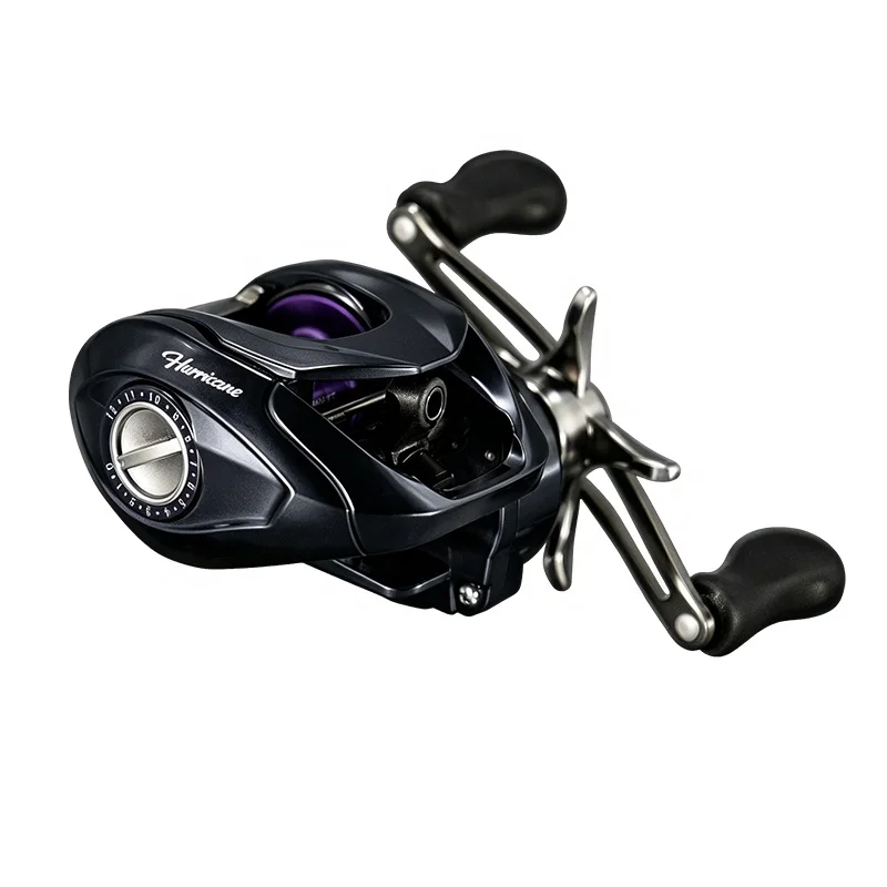 Baitcasting Spool Reel Aluminum Alloy Frame 8.1:1 Gear Ratio Line Twist Prevention for Freshwater River Stream Lake