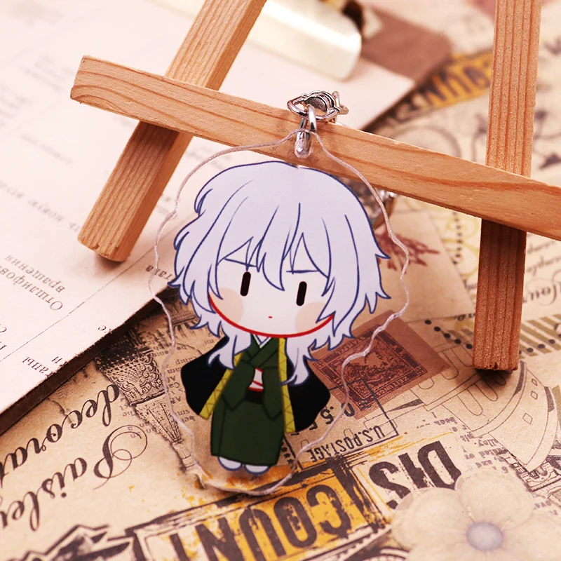 Action Bungo Stray Dogs Keychain Toys Q Version Nakajima Atsushi