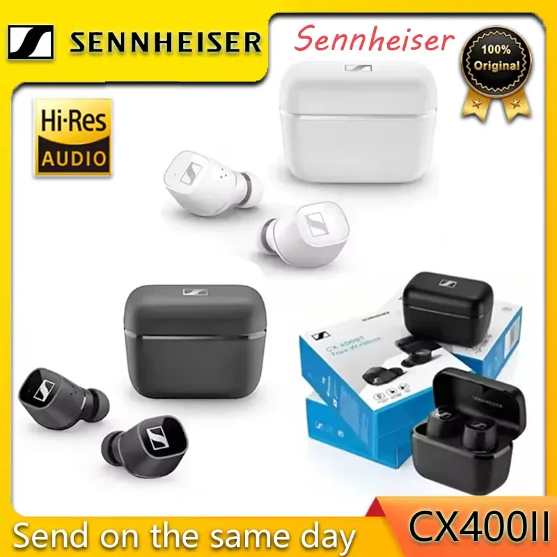 

Беспроводные Bluetooth-наушники Sennheiser CX400BT True In-Ear для спорта со стереозвуком, шумоподавлением и шумоизоляцией