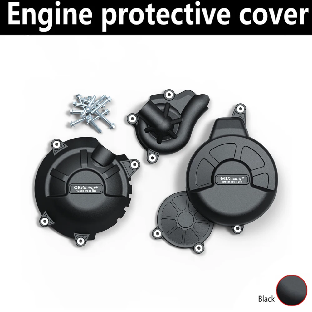 

For Aprilia RS457 2024-2026 GB racing Motorcycle modification carbon fiber texture engine clutch protection cover accessories