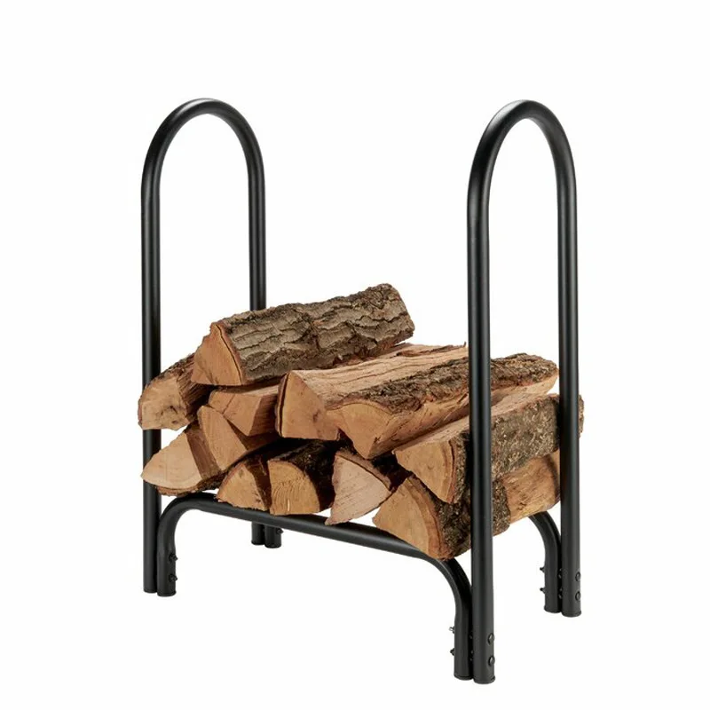1.2 1.5 Thickness Galvanized Pipe Black Wood StorageRack Wood Stack FireRack Amazon Gardening Rust Protection