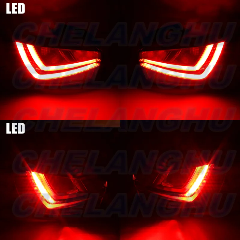 LED Tail Light For Seat ibiza FR 2013 2014 2015 2016 2017 Pair Left+Right Rear Lamp Brake Light Without Bulbs Car accessories