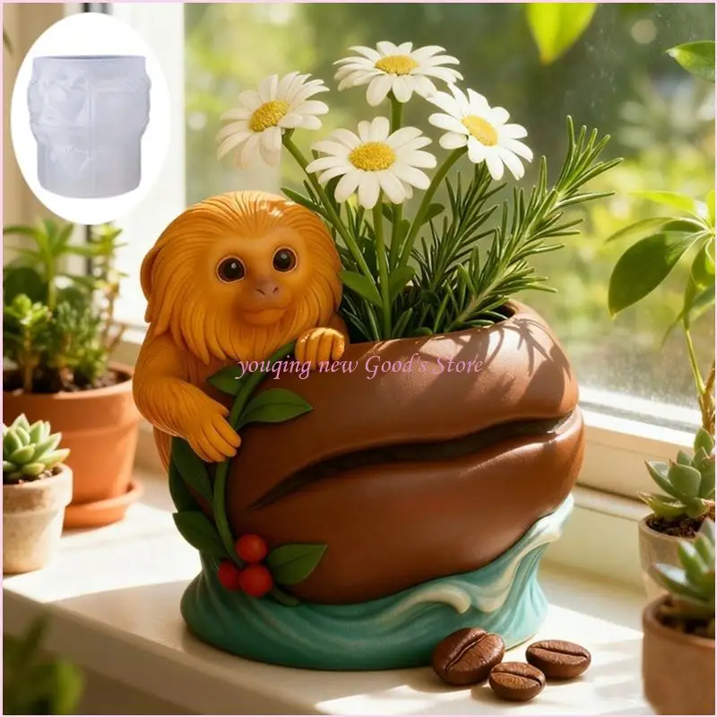 57QA Versatile Monkey Silicone Mould Perfect For Making Unique Gift Items