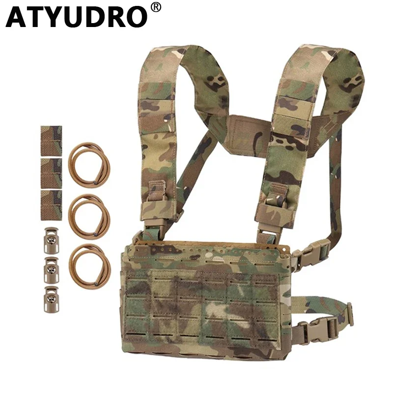 ATYUDRO Tactical MK5 Chest Rig Vest Magazine Pouch Molle Paintball Accessories Shooting Equipment Outdoor Hunting Training Gear