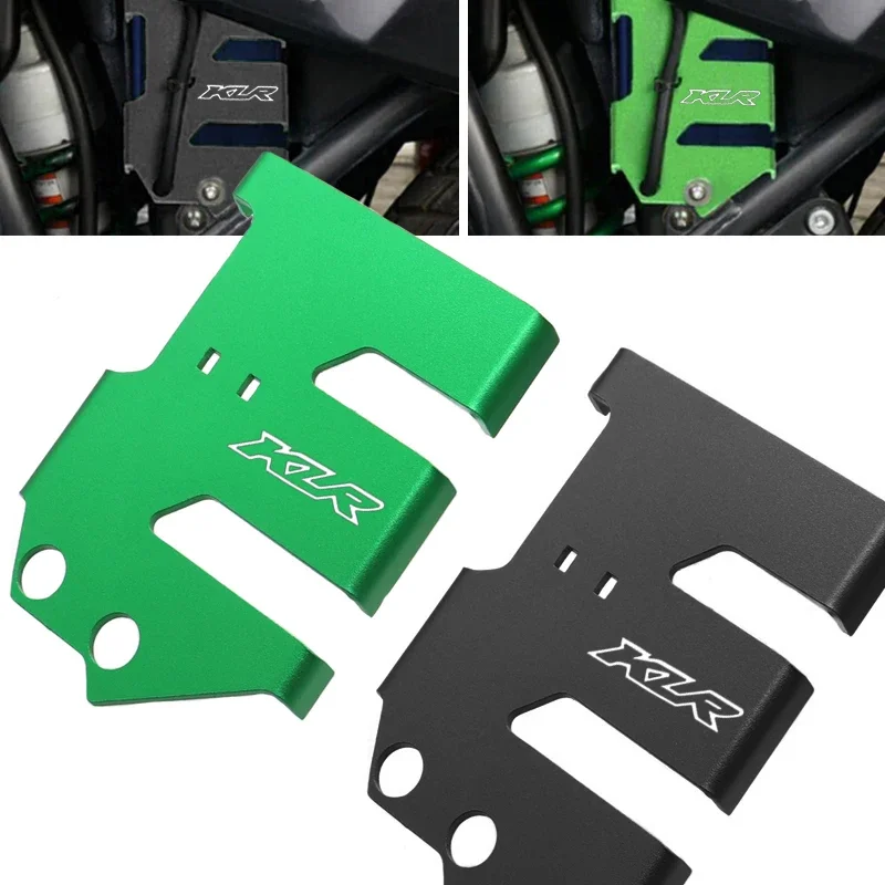 Motorcycle KLR LOGO Battery Cover Cap Protector Guard Plate For Kawasaki KLR650 2008-2018 09 10 11 12 13 14 15 16 17