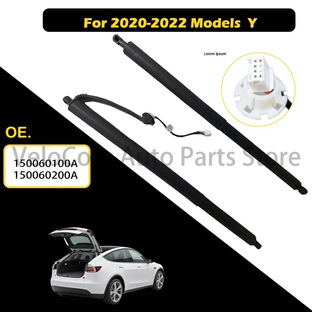 Long-Lasting Electric Tailgate Gas Strut for 2020-2022 Tesla Model Y, Left & Right OEM-Compatible Support 150060100A 150060200A