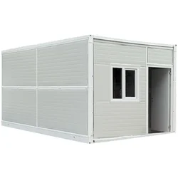 Customized folding board house with bathroom Customized temporary folding fireproof folding integrated board house container