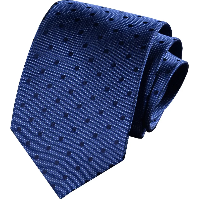 High Quality 100% Real Silk Tie For Men's Business Banquet Formal Shirt Accessories With Fashionable Neat Pattern 8CM Necktie
