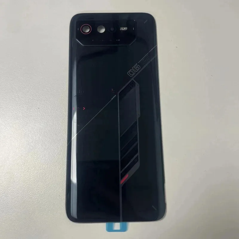 

Задняя стеклянная крышка для ASUS Rog Phone 6, задняя крышка 6D AI2203, задняя крышка с клеем и объективом камеры