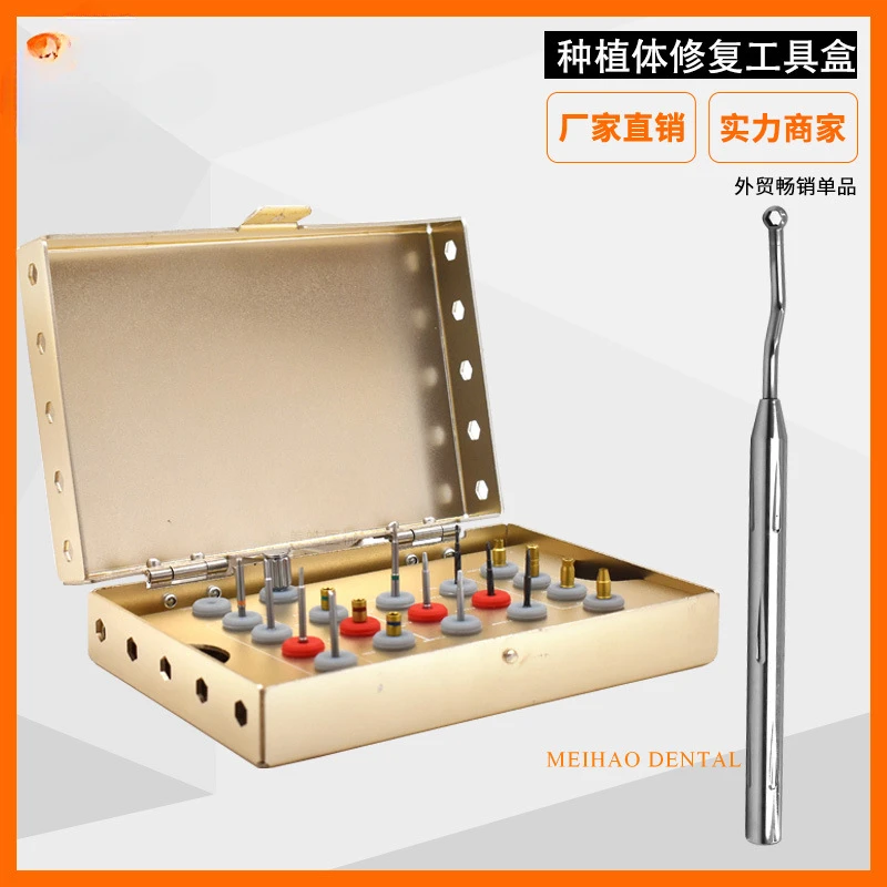 Dental implant abutment broken screw removal tool Central abutment screw removal, emergency tool