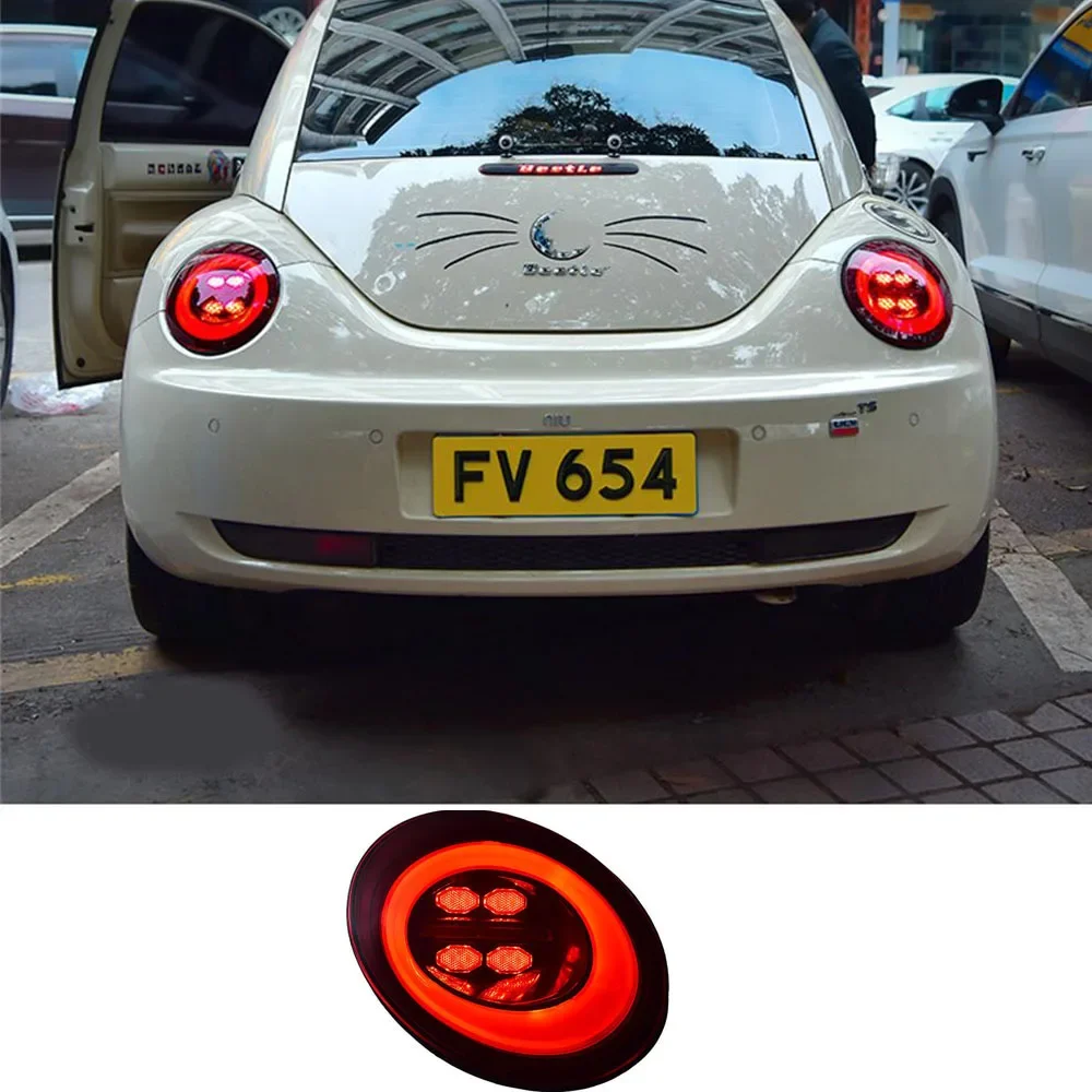 

For Volkswagen Beetle Tail Light Assembly 06-12 Beetle Conversion Dynamic Running Water LED Tail Lights