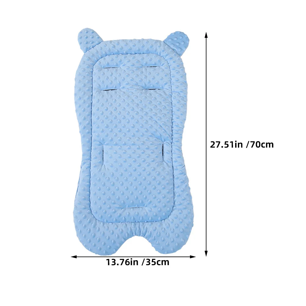 وسادة وسادة لعربة الأطفال ناعمة للرضع، بطانة مقعد قابلة للتنفس، مريحة لجميع المواسم، وسادة عربة الأطفال حديثي الولادة