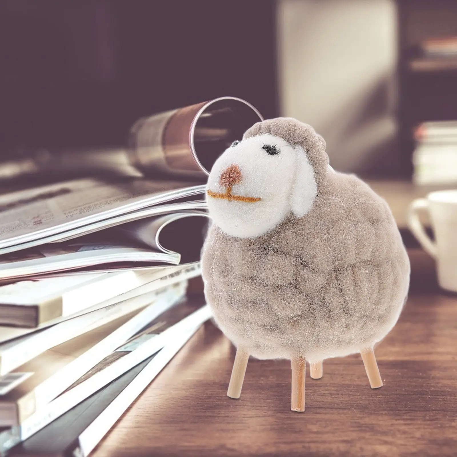 Decorative Desktop For Office Desk Decor Christmas Home Decor Sheep Ornament Tabletop Adornment Small