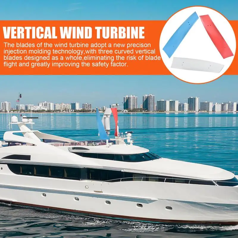 

Wind Turbine Kit 3 Leaves Wind Power Generator 24V Quiet Windmill Generator Kit For Boats Terraces Cabins Home Street Lighting