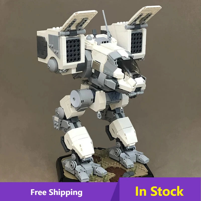 BattleTeched Catapult Mech Building Blocks Set Game Combat Military Armor Robot Bricks Collection Toys Children Birthday Gifts