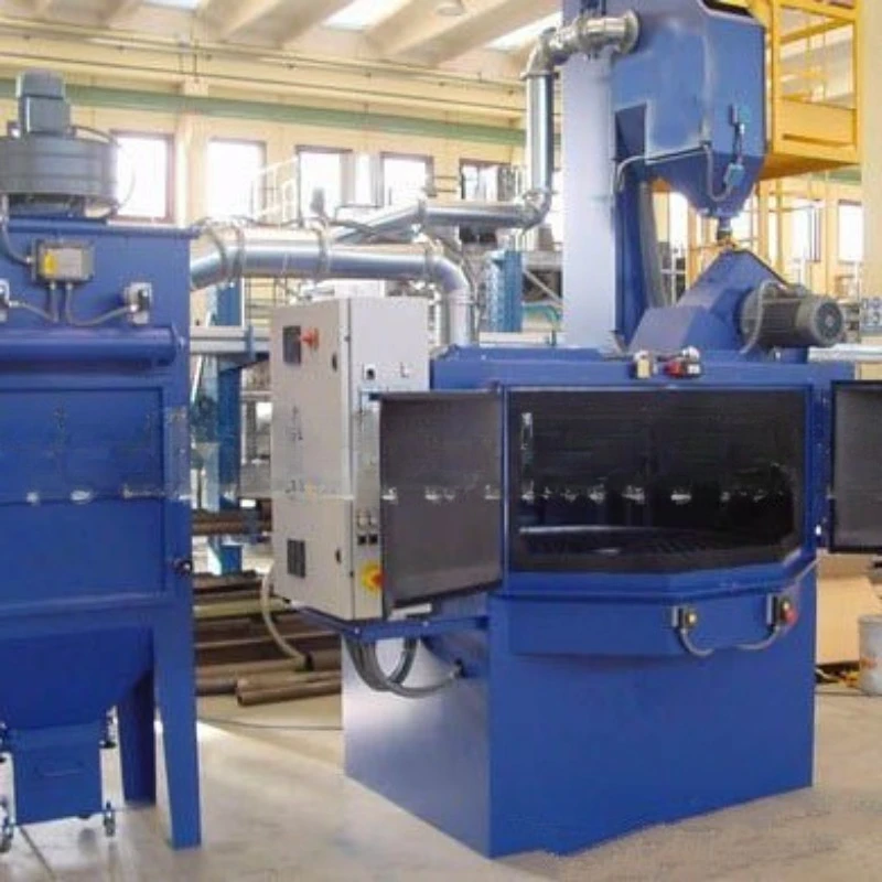 Strengthening process Rotary table sandblasting machine Rotary table shot blasting machine