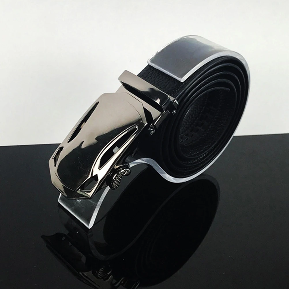 

4 Pcs Belt Holder Stand Acrylic Display for Retail Store Storage Organizer Man Tool