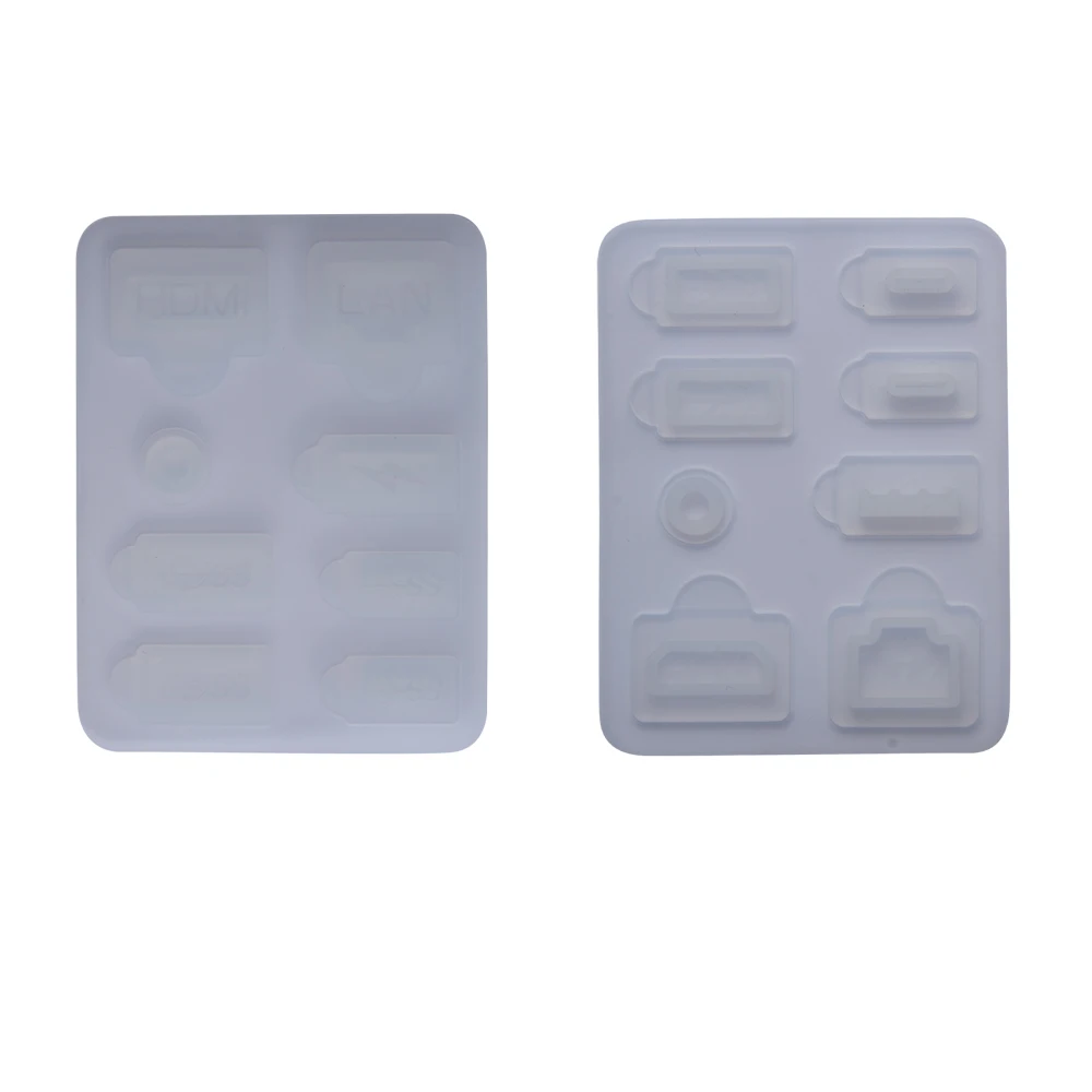 8 Pcs Set Game Console Dust Plug Silicone Protector Anti-dust USB HDM Interface Dustproof Plug For Sony Playstation 5 PS5 Slim